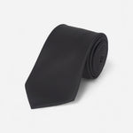 Black Solid Tie