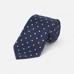 Navy Polka Dot Tie
