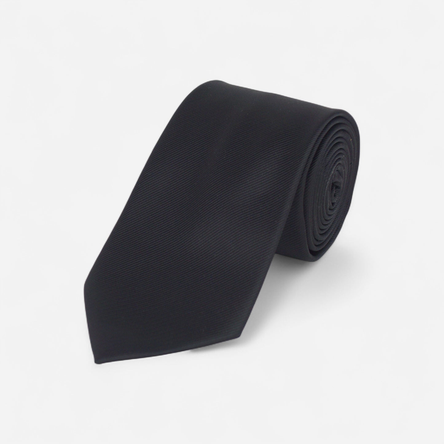 Black Solid Tie