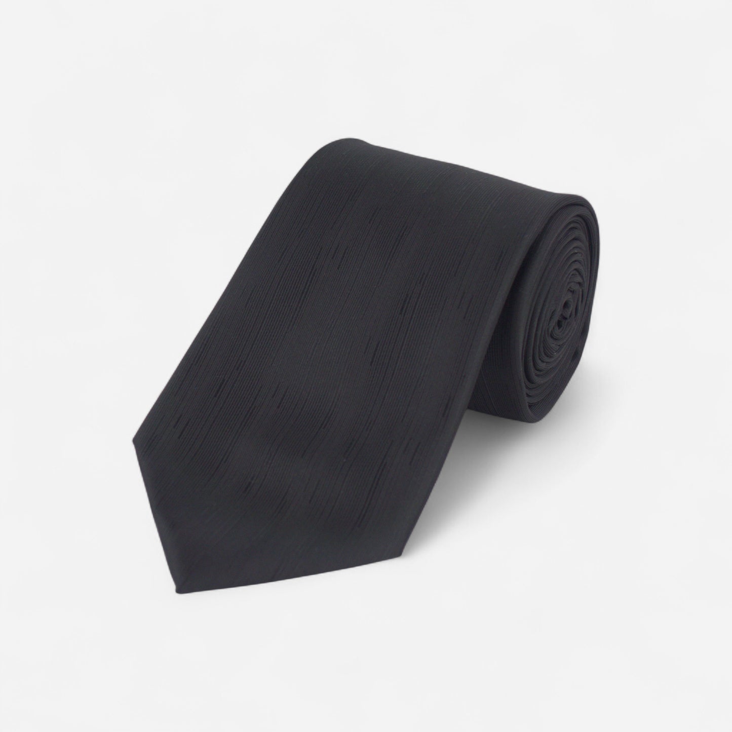 Black Solid Tie