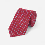 Red Geometric Tie