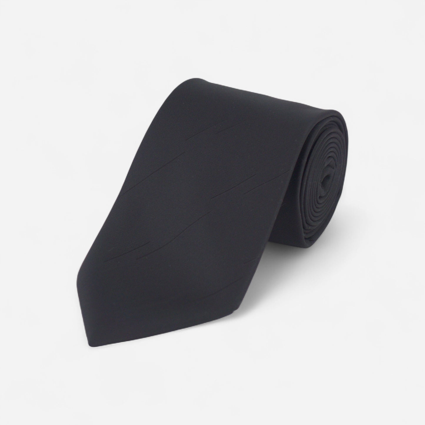 Black Solid Tie