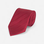 Red Ribbed Tie