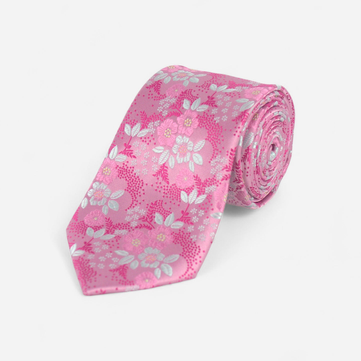 Pink Floral Tie