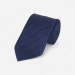 Navy Ribbed Tie