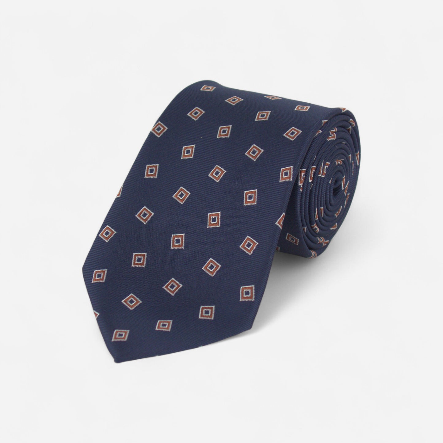 Navy Geometric Tie