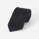 Black Solid Tie