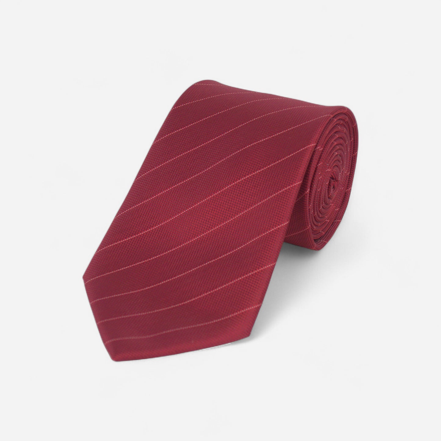 Burgundy Stripped Tie