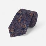 Navy Paisley Tie