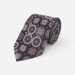 Purple Medallion Tie