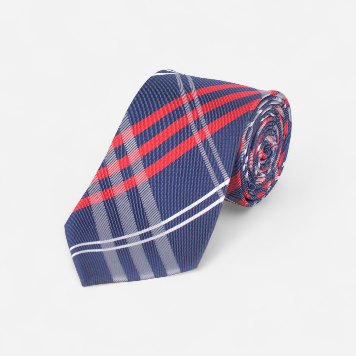 Blue Plaid Tie