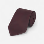 Burgundy Solid Tie