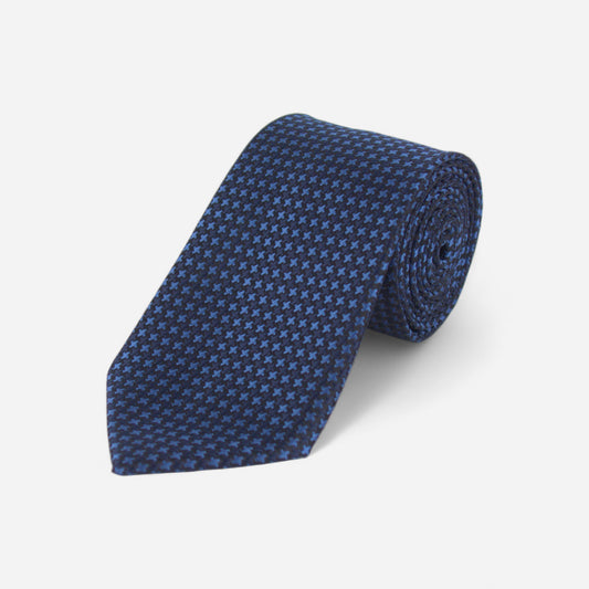 Navy Geometric Tie