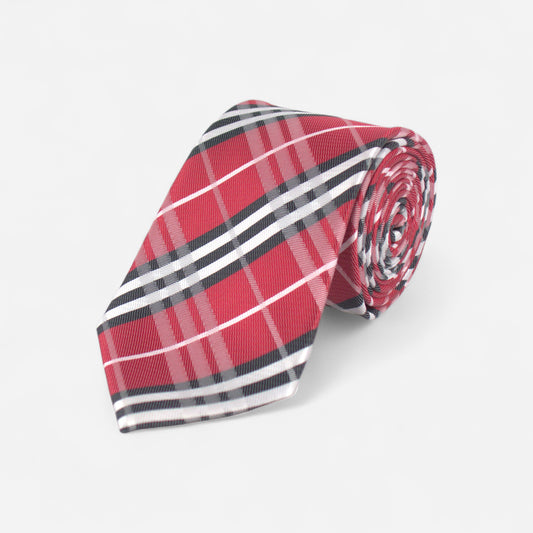Red Plaid Tie