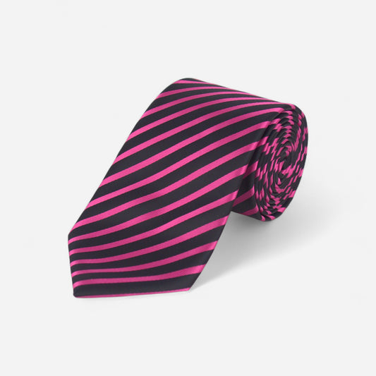 Pink Striped Tie